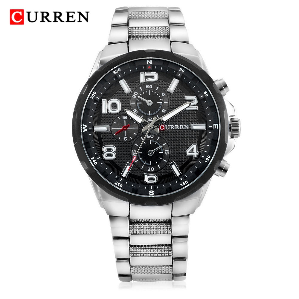 8276 Casual Bussiness Men Watch with Alloy Band