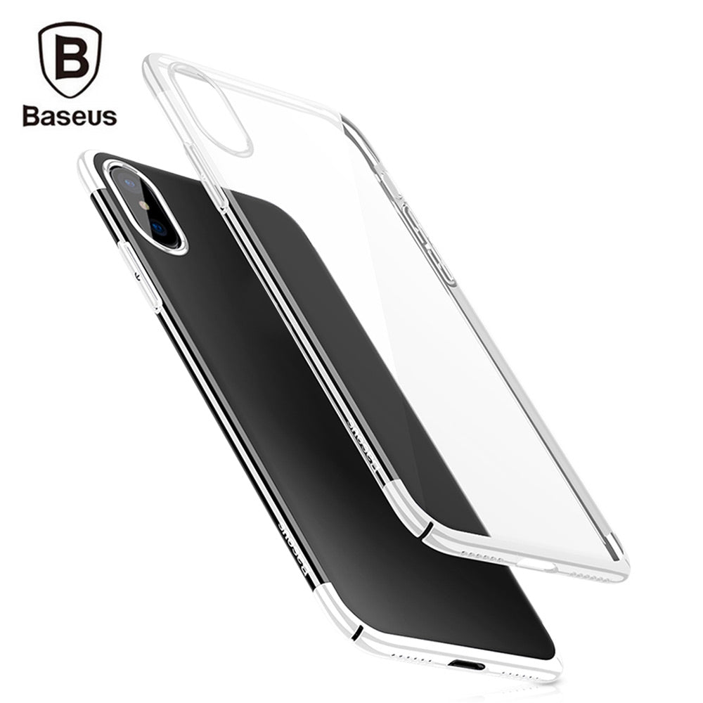 Baseus Glitter Case Ultra Slim PC Back Cover for iPhone X