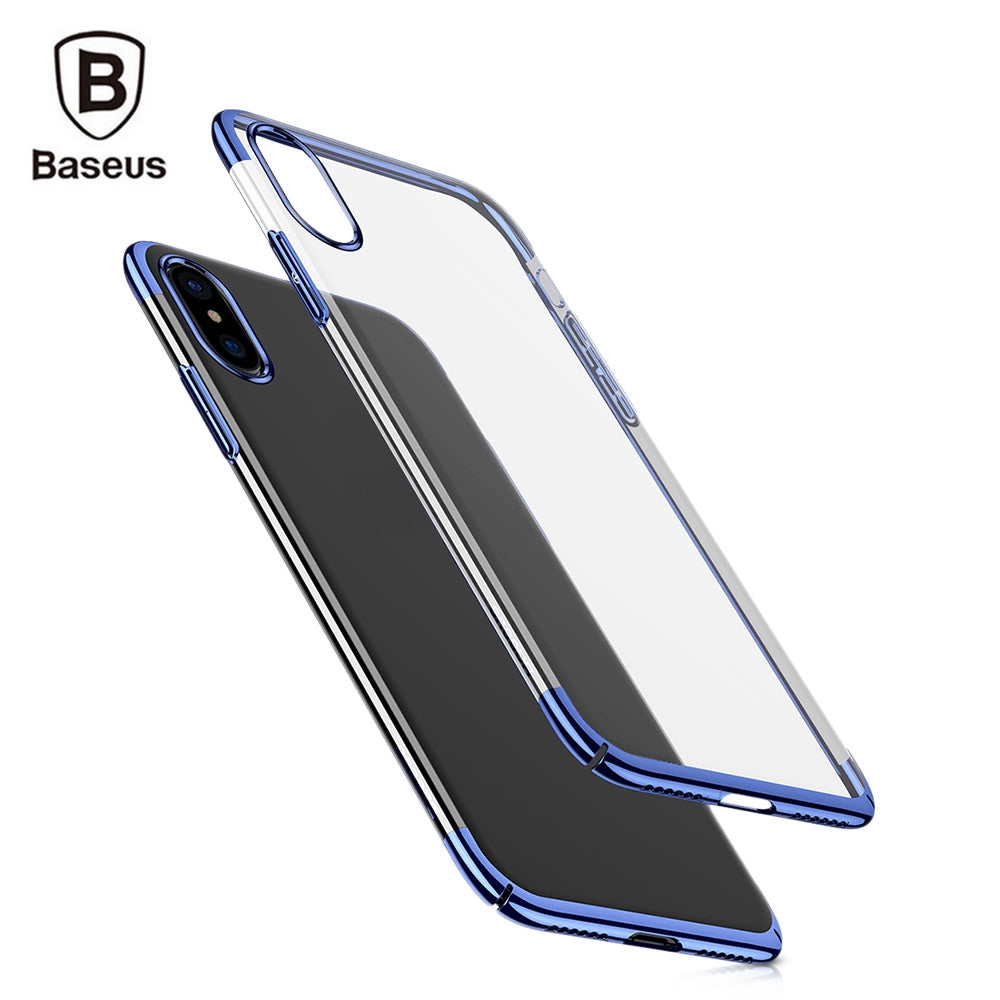 Baseus Glitter Case Ultra Slim PC Back Cover for iPhone X
