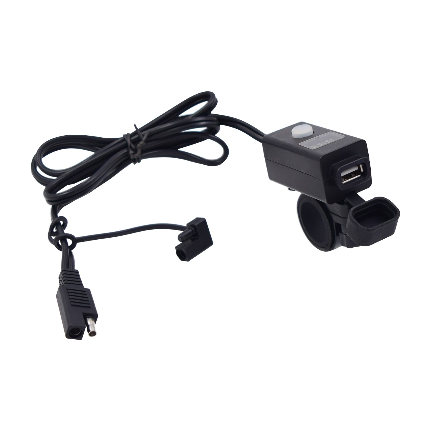 Creative USB Motorcycle Bike Charger with LED Light for Phones / GPS
