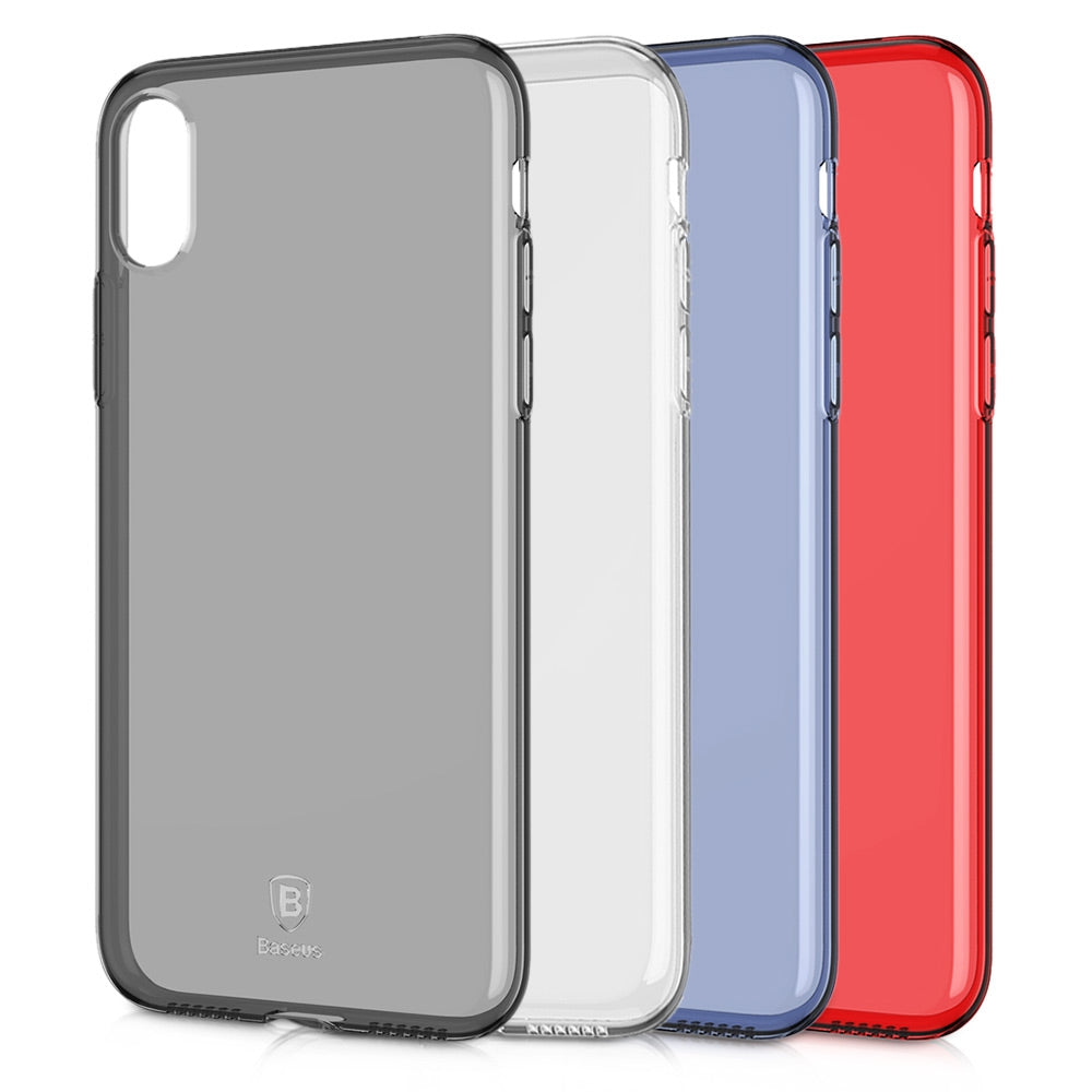 Baseus Simple Series Ultra Slim Clear TPU Case for iPhone X