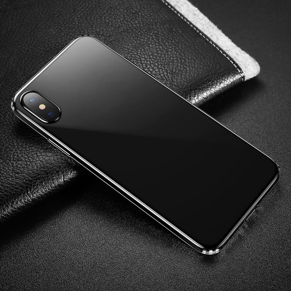 Baseus Simple Series (Anti-fall) Clear TPU Case for iPhone X