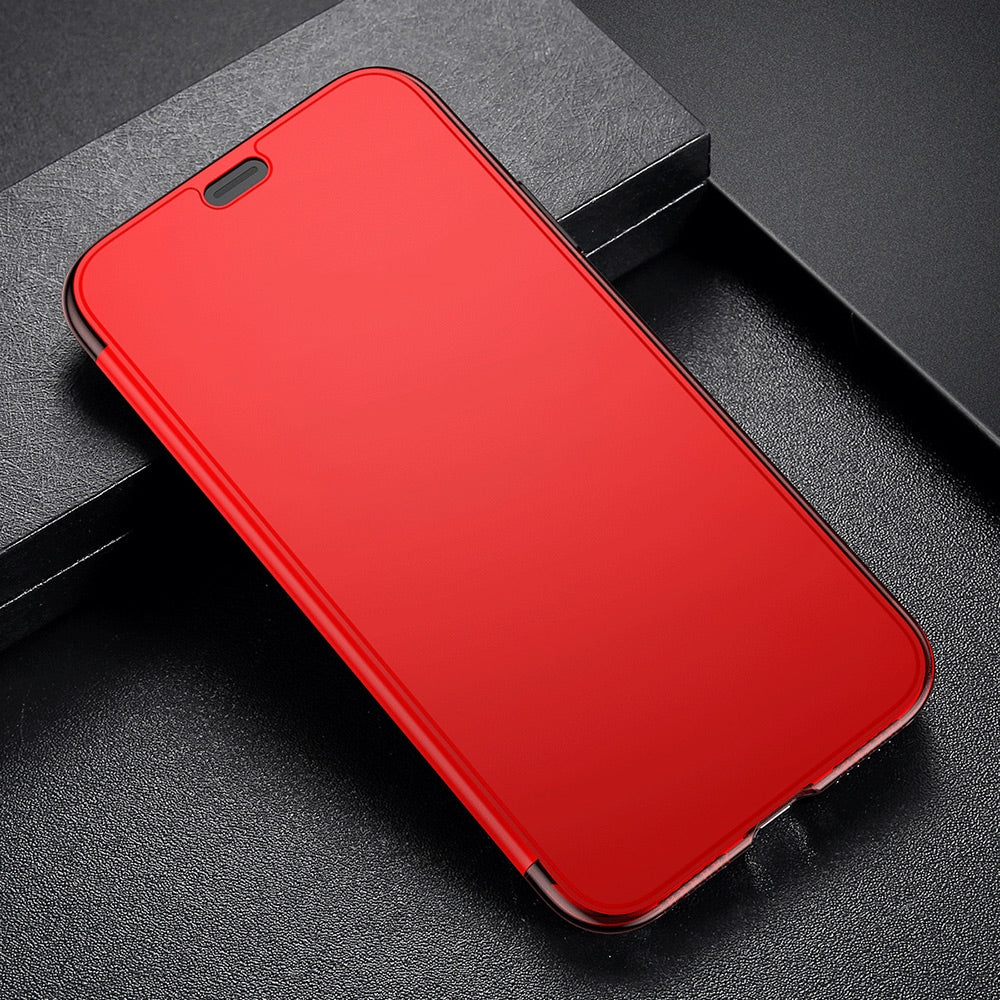 Baseus Touchable Case TPU Protective Flip Cover for iPhone X