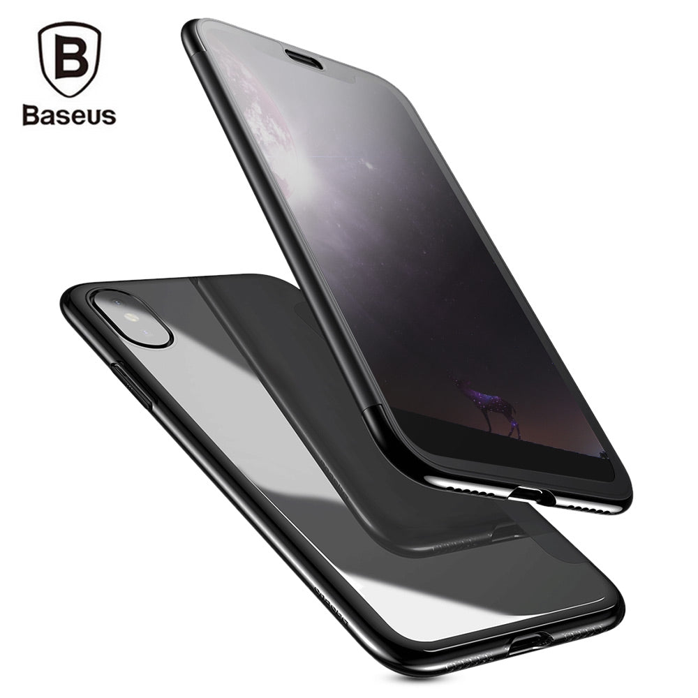 Baseus Touchable Case TPU Protective Flip Cover for iPhone X