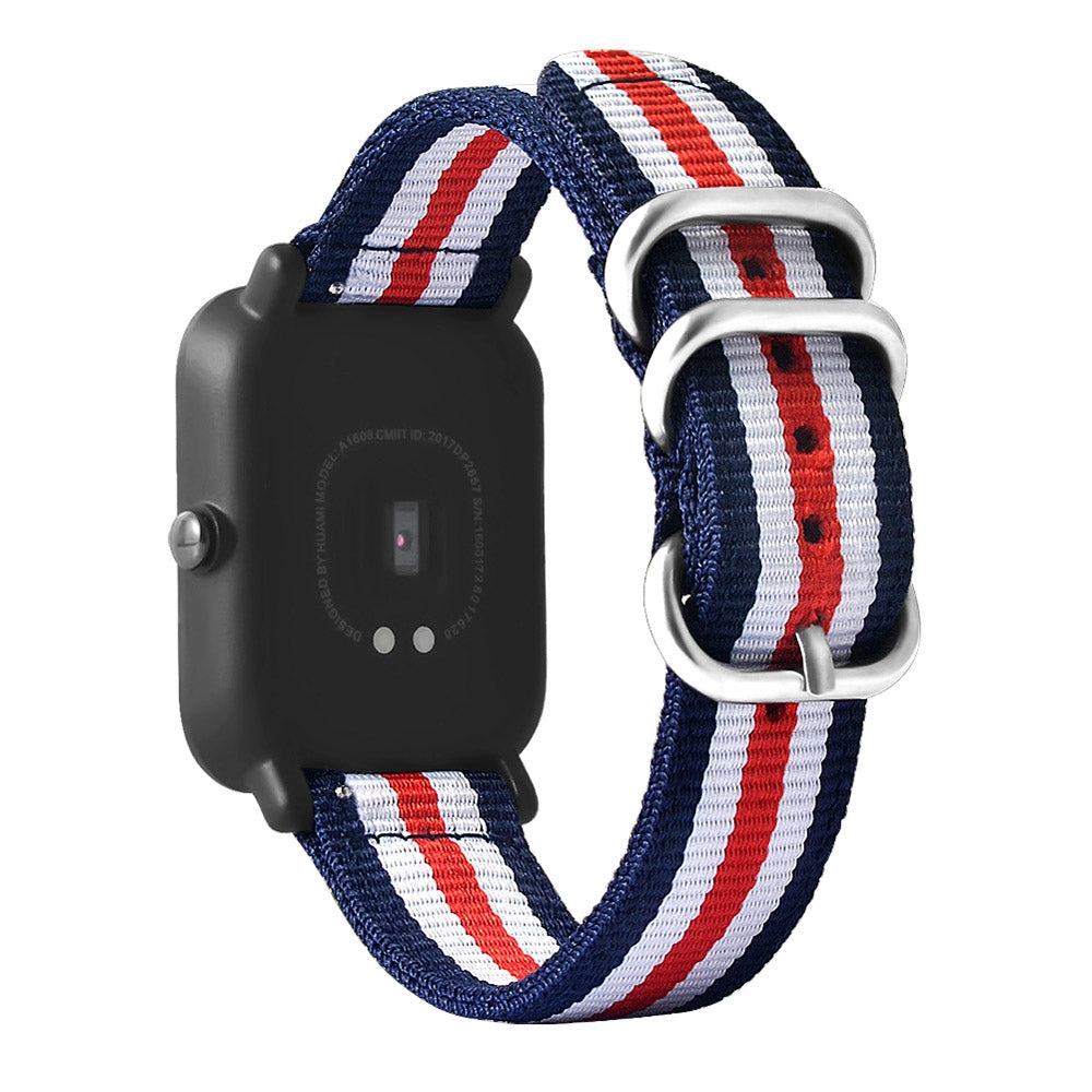 20mm Canvas Wristband for Xiaomi Huami AMAZFIT