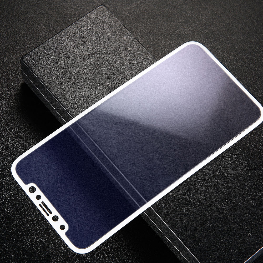Baseus Full-frosted Anti-blue Tempered Glass Film for iPhone X