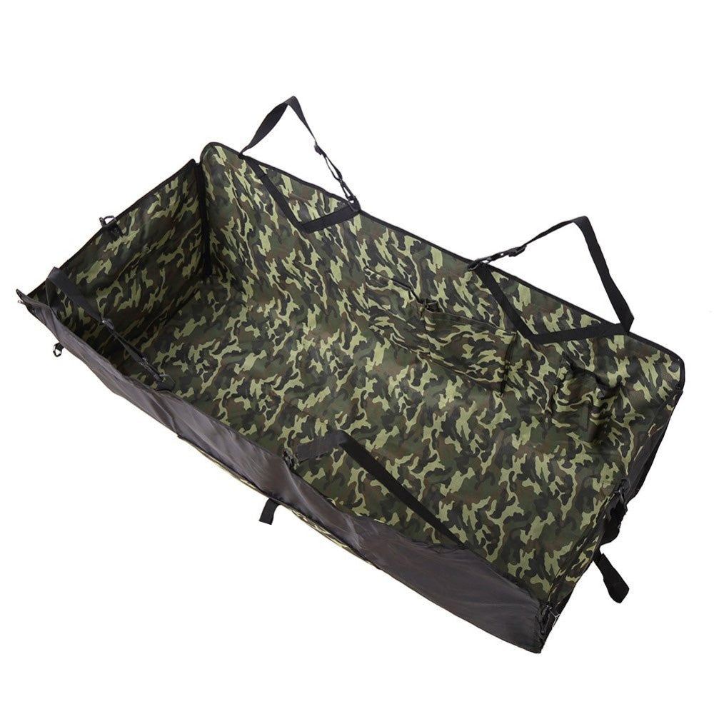 Collapsible Waterproof Camouflage Pattern Oxford Fabric Pet Protector Rear Back Seat Cover Cars Mat