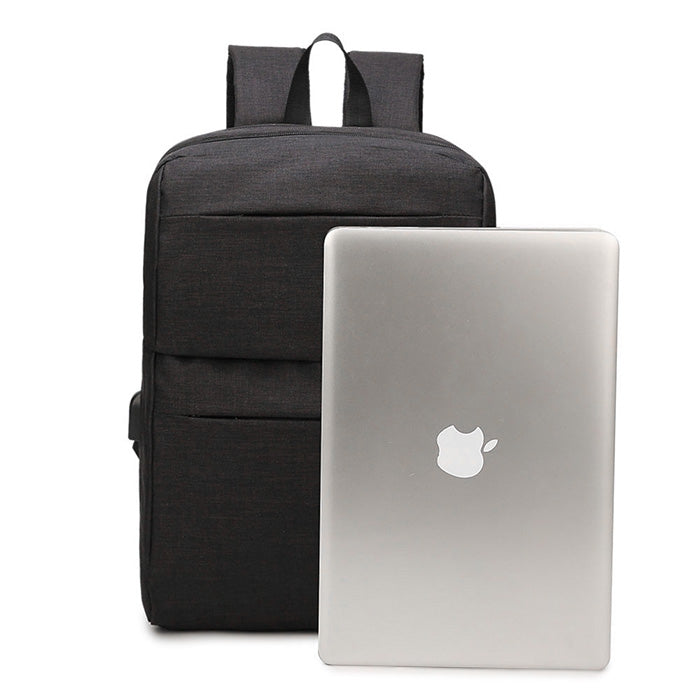 Chic Water-resistant Laptop Backpack with USB Port for Men