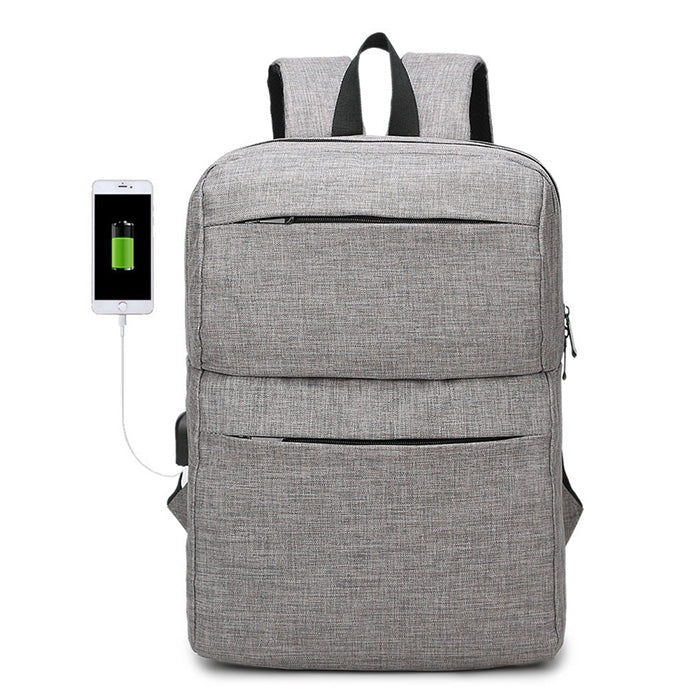 Chic Water-resistant Laptop Backpack with USB Port for Men