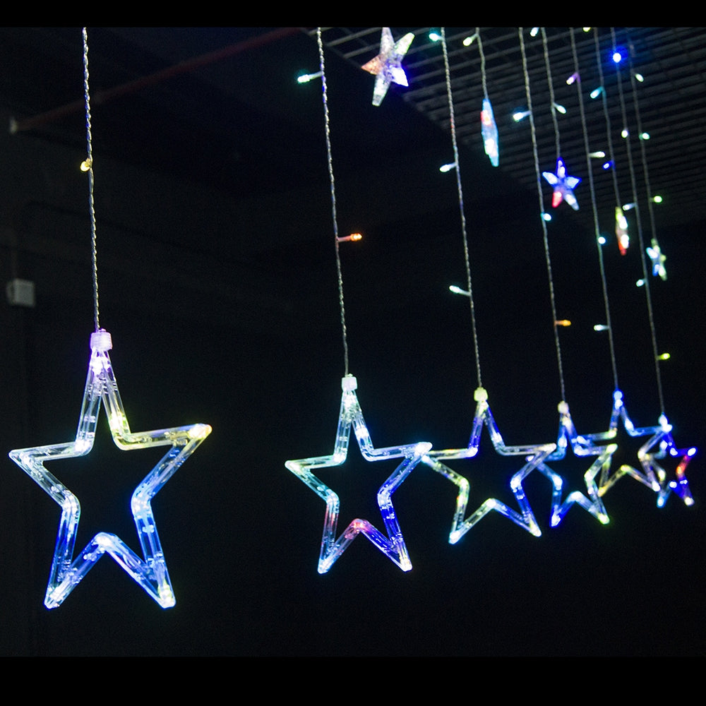 12 LEDs Star String Light Decoration Lamp for Wedding Party