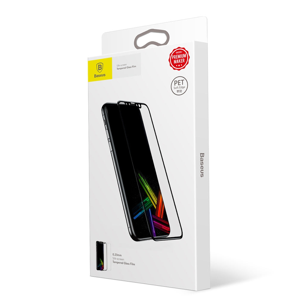 Baseus Full-frosted Anti-blue Tempered Glass Film for iPhone X