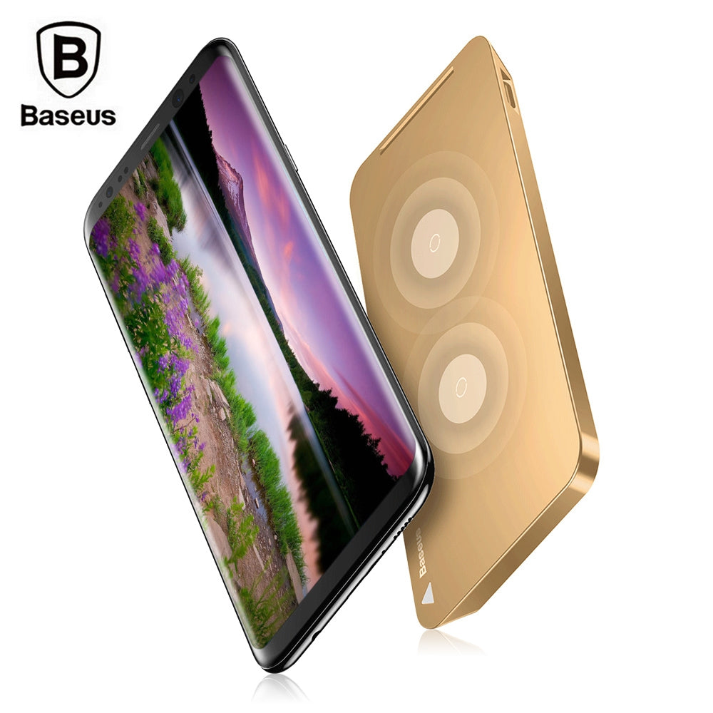 Baseus WiC1 Qi Wireless Charging Pad Dual Coil with Holder