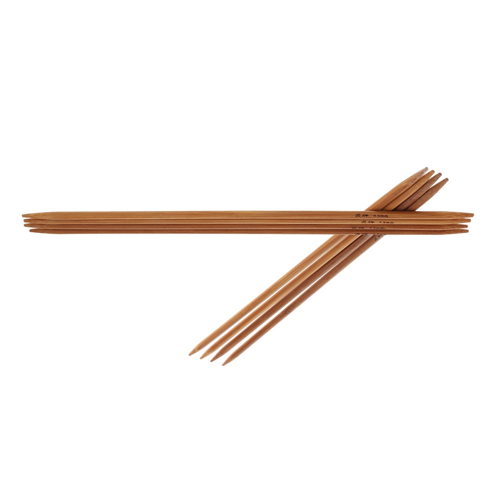 11 Different Sizes Carbonized Bamboo Knitting Needles Set