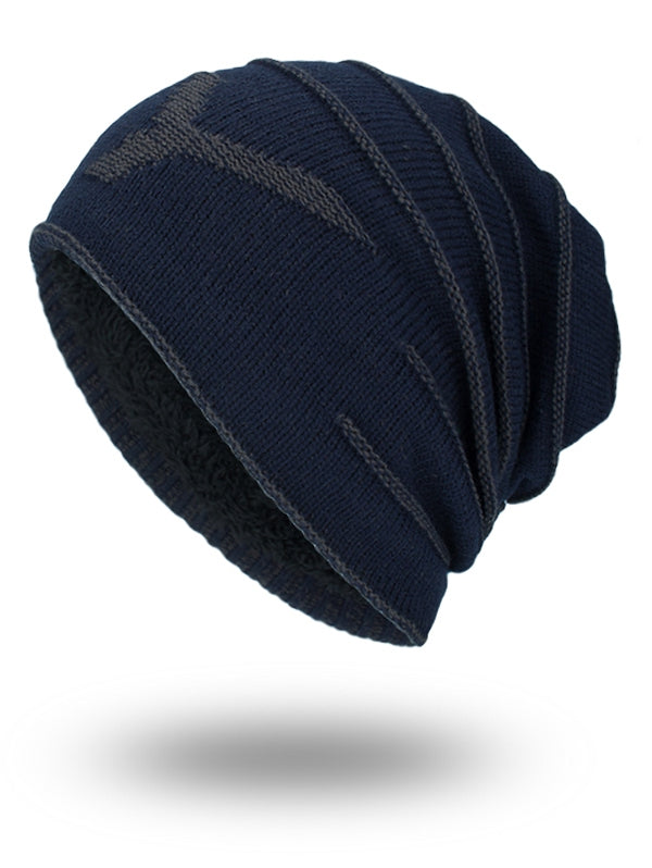 Double-Deck Thicken NY Knit Hat