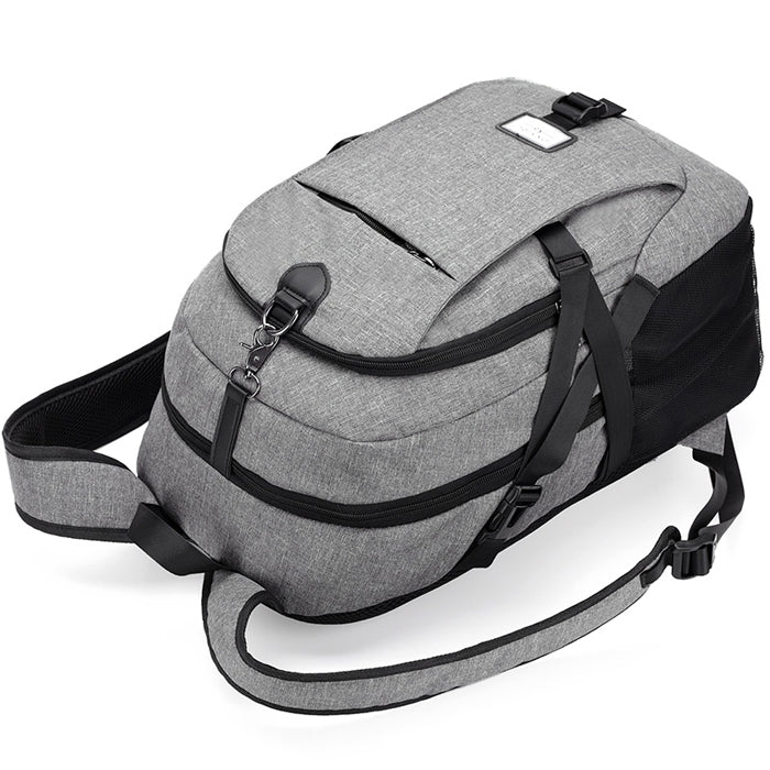 Casual Durable Canvas Backpack with USB Port for Men