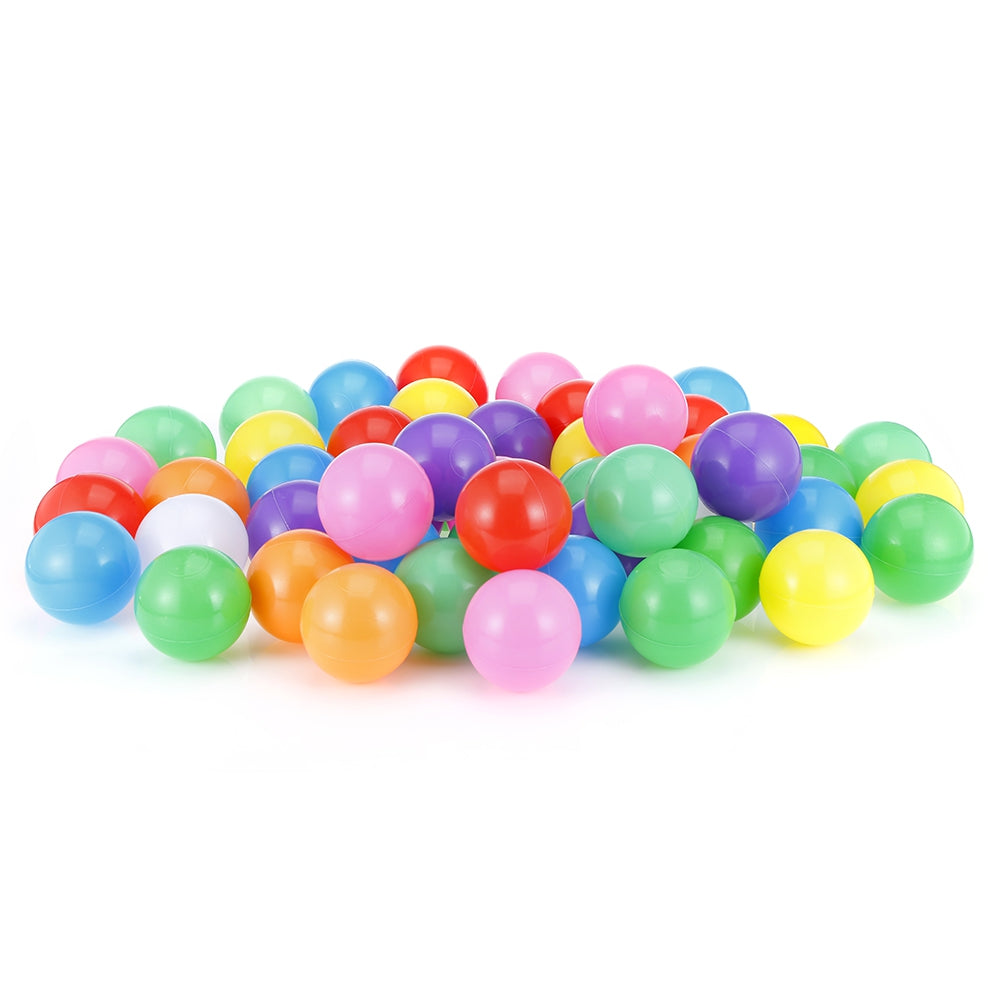 Colorful Soft Elastic Plastic Ocean Ball Toy 50PCS 5.5cm
