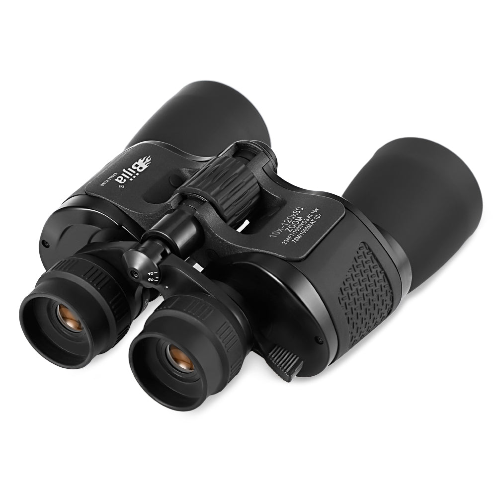 BIJIA 10X - 120X80 78M / 1000M HD Vision Wide-angle Prism Binocular Outdoor Folding Telescope