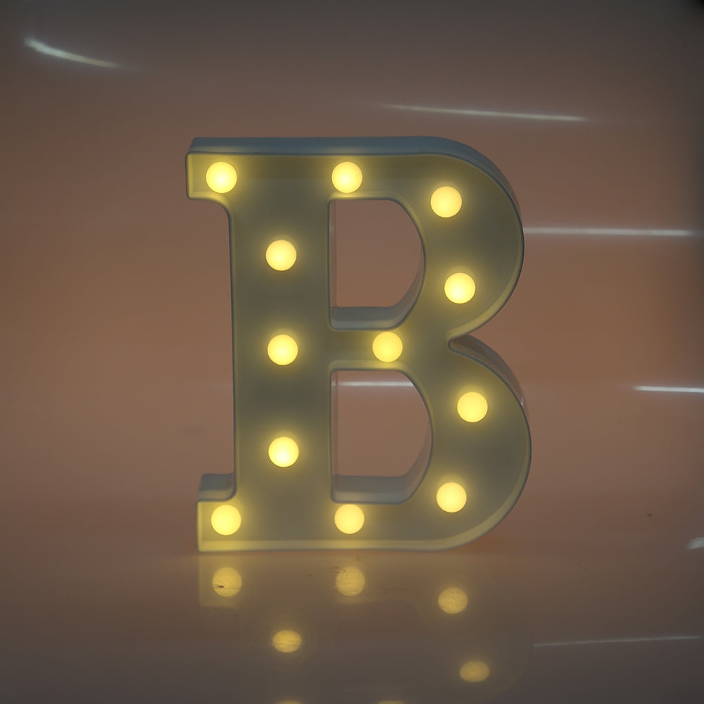 Creative 3D Marquee Letter Symbol LED Night Light Decoration Lamp