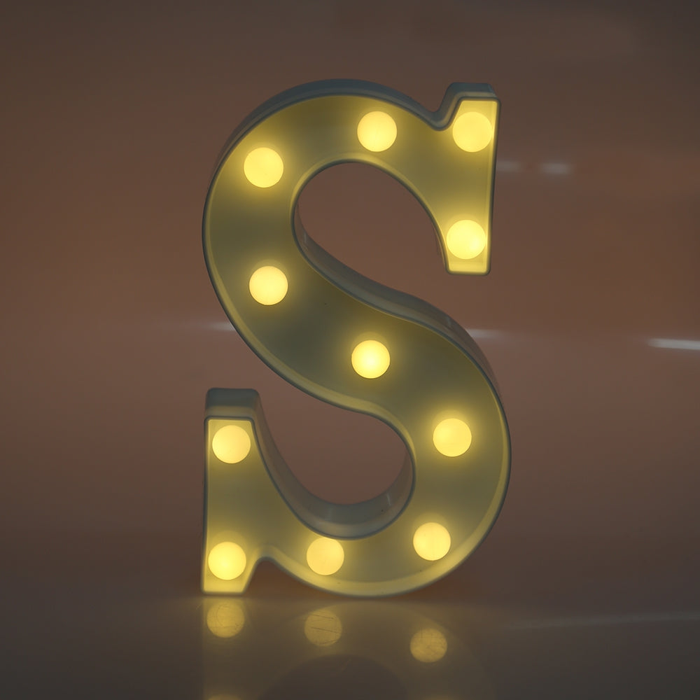 Creative 3D Marquee Letter Symbol LED Night Light Decoration Lamp