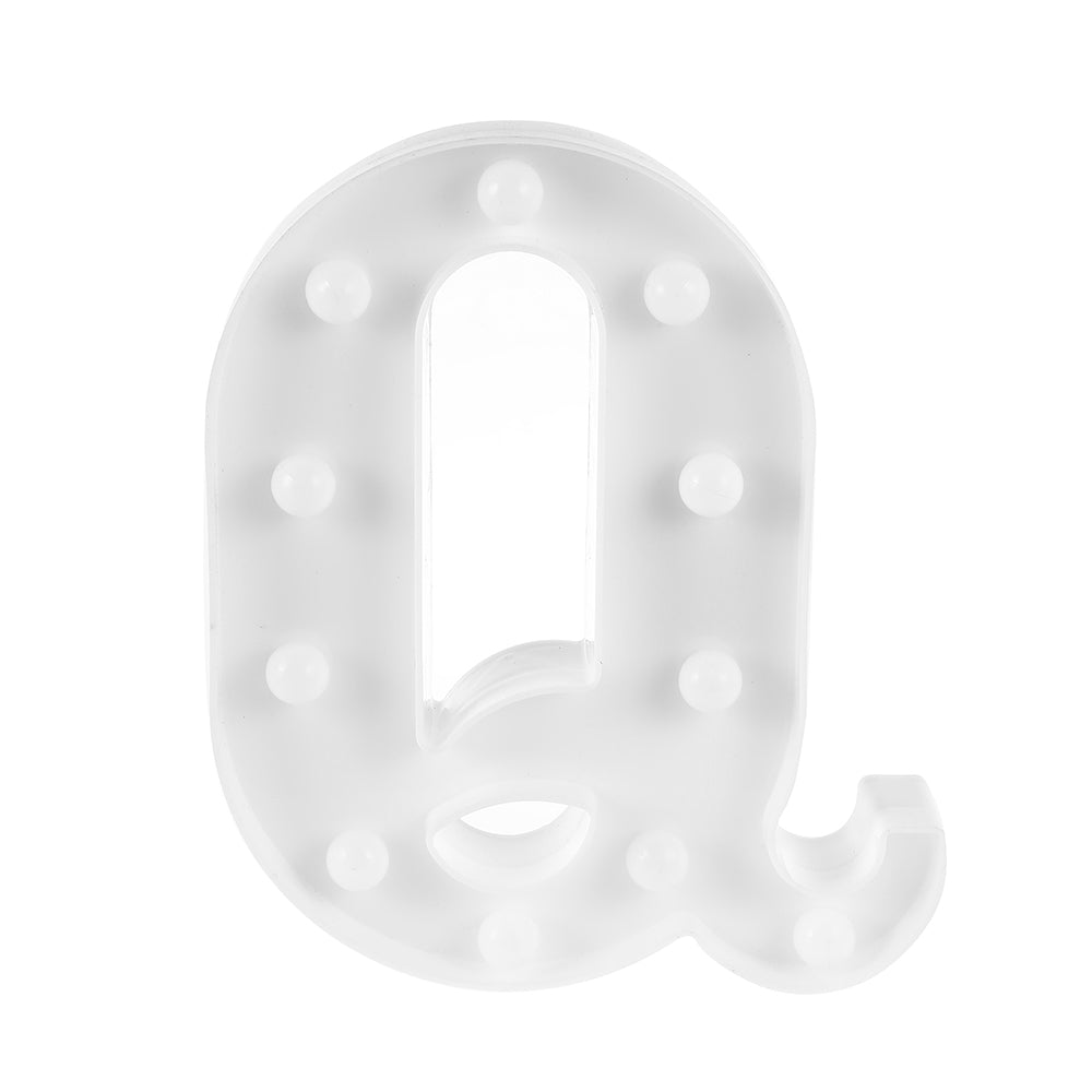 Creative 3D Marquee Letter Symbol LED Night Light Decoration Lamp