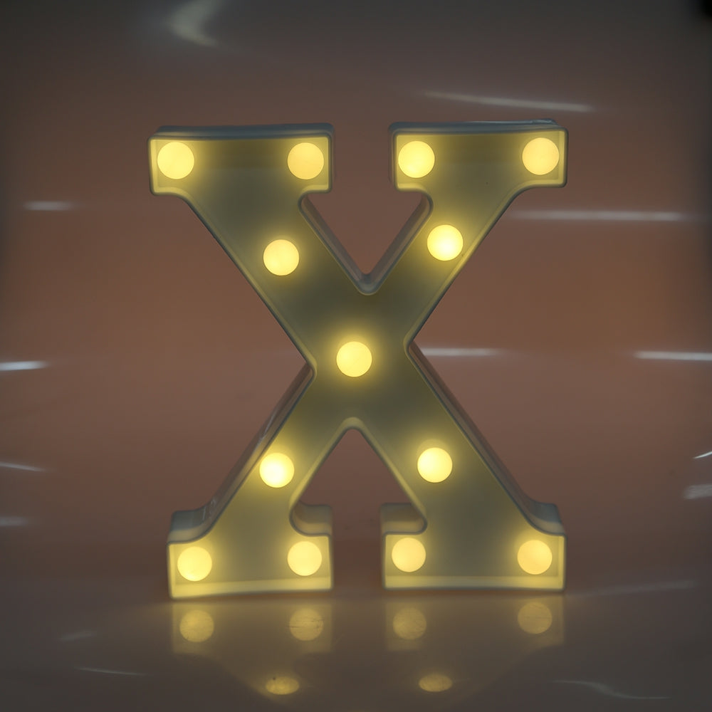 Creative 3D Marquee Letter Symbol LED Night Light Decoration Lamp