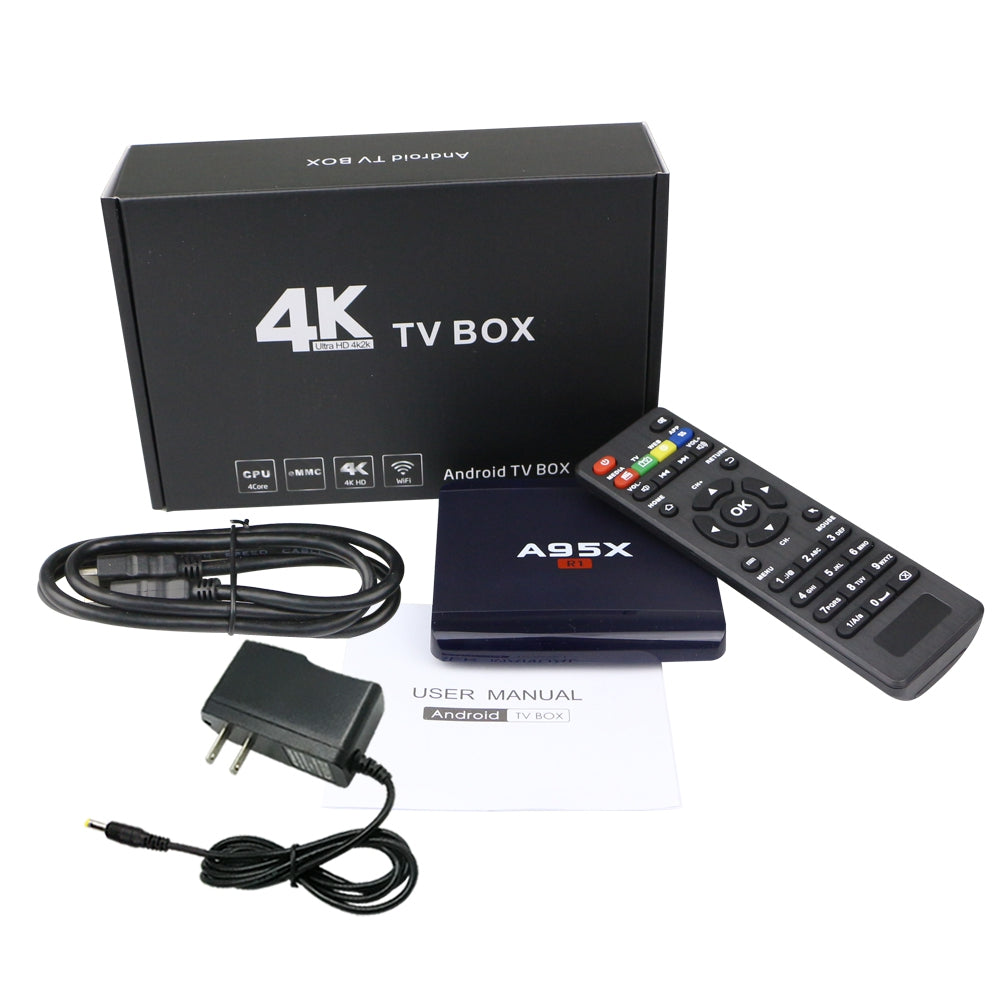 A95X R1 Android TV Box S905W CPU Support 2.4GHz WiFi 4K H.265