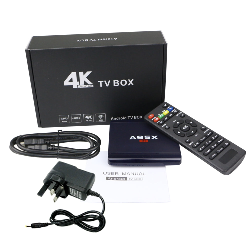 A95X R1 Android TV Box Amlogic S905W CPU Support 2.4GHz WiFi 4K H.265