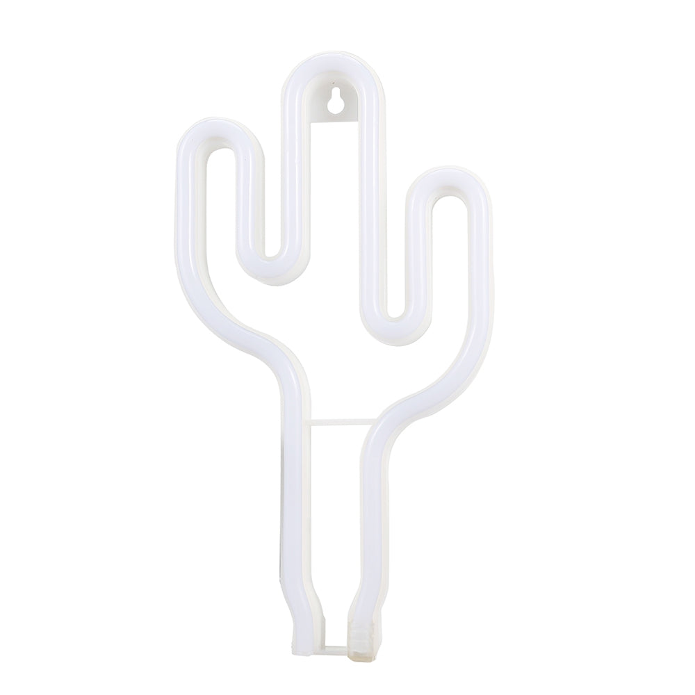 Creative LED Cactus Shape Neon Night Light Wall Lamp Holiday Decorations