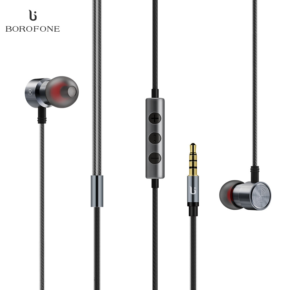 BOROFONE BM2 In-ear Stereo Headphone Wired Magnetic Ear Buds with Mic
