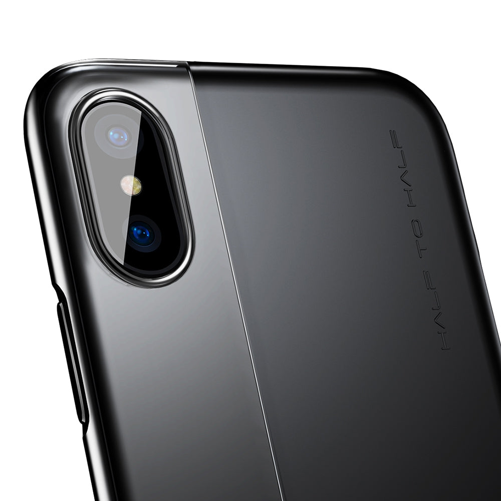 Baseus Half to Half Case TPU + PC Back Cover for iPhone X