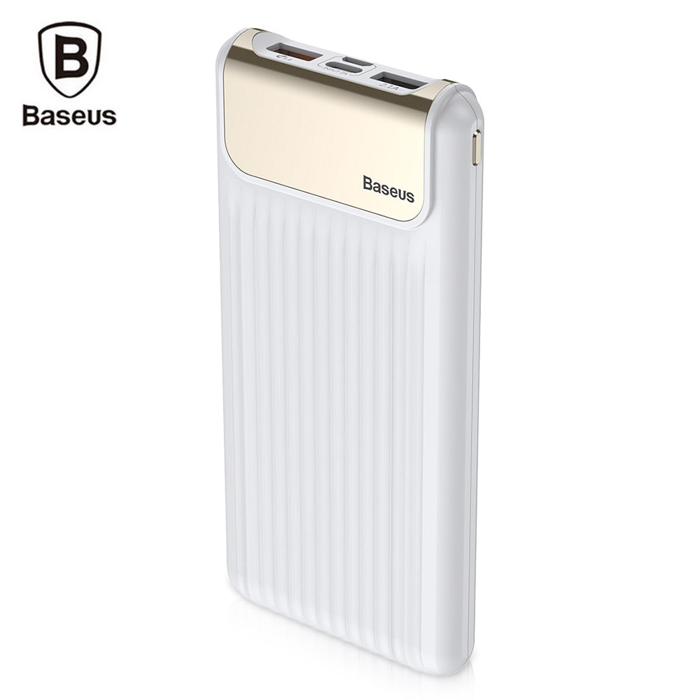 Baseus Thin Digital 10000mAh Power Bank QC 3.0 Dual USB