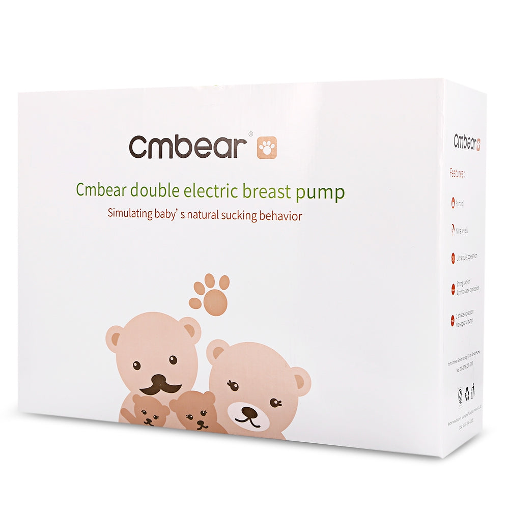 Cmbear PP USB Unilateral Double Breastfeeding Breast Pump