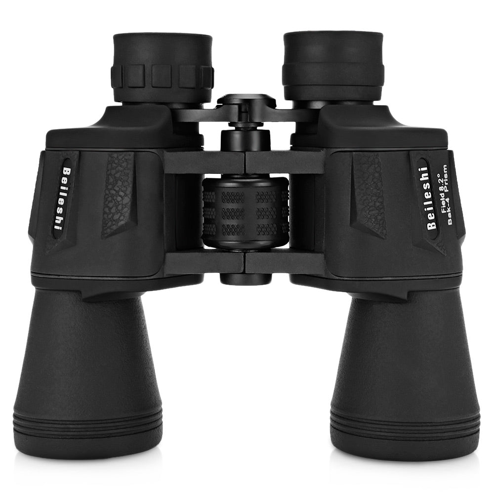 Beileshi 20X50 56M / 1000M HD Vision Wide-angle Prism Binocular Outdoor Folding Telescope