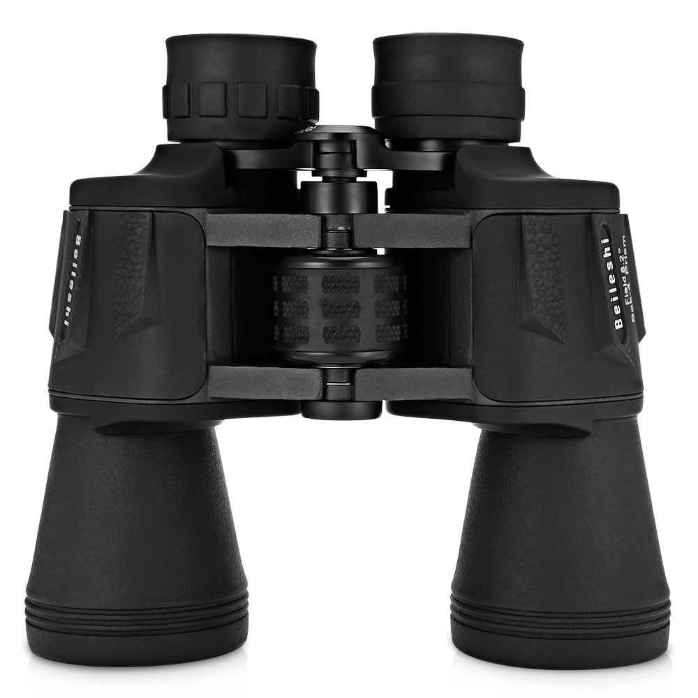 Beileshi 20X50 56M / 1000M HD Vision Wide-angle Prism Binocular Outdoor Folding Telescope