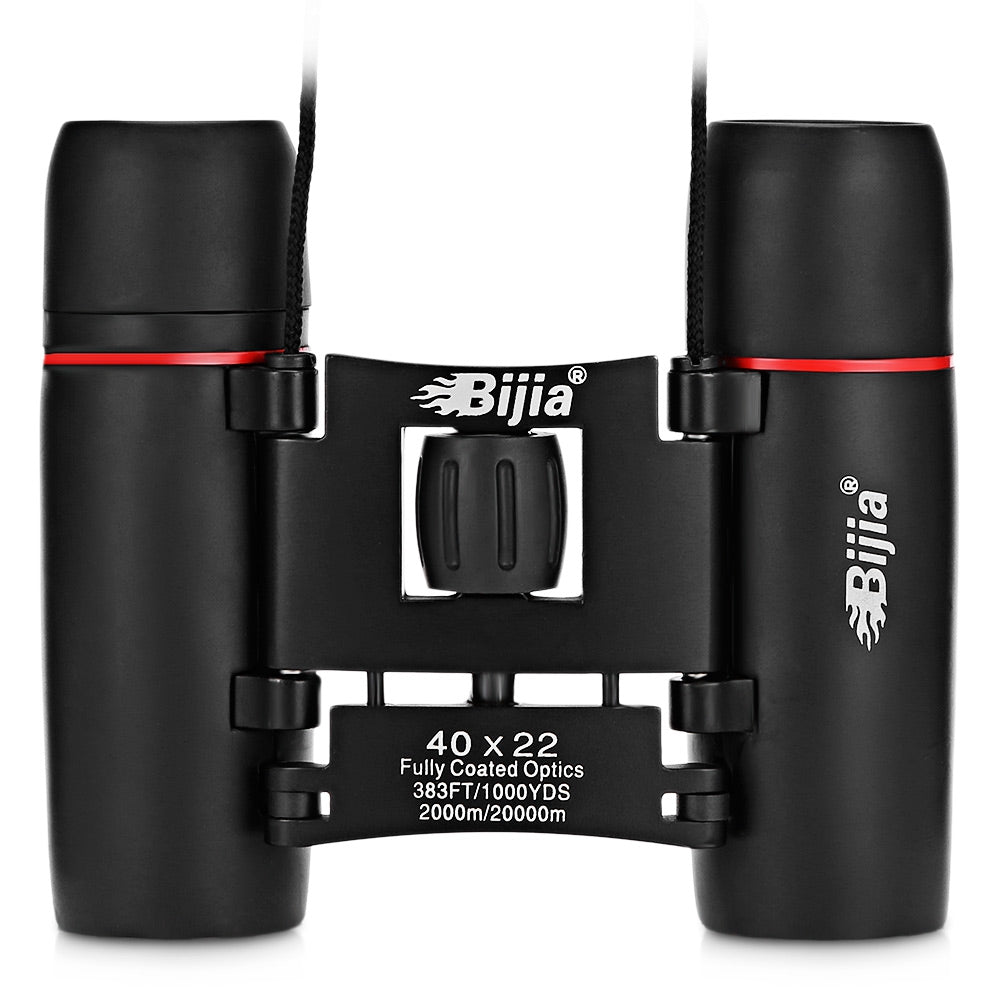 BIJIA 40X22 2000M / 20000M HD Vision Wide-angle Prism Binocular Outdoor Folding Telescope