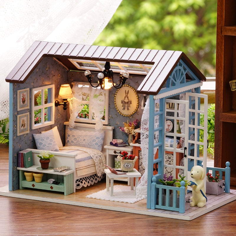 Doll House DIY Miniature Assembly Furniture Handcraft Present