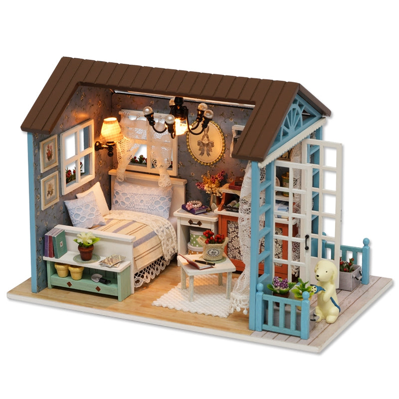 Doll House DIY Miniature Assembly Furniture Handcraft Present