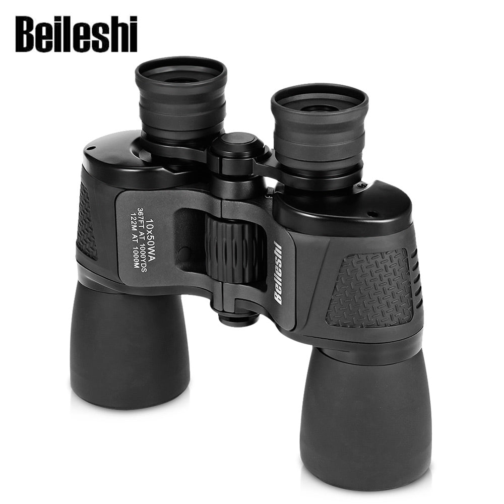 Beileshi 10X50 122M / 1000M Wide-angle Folding Binocular