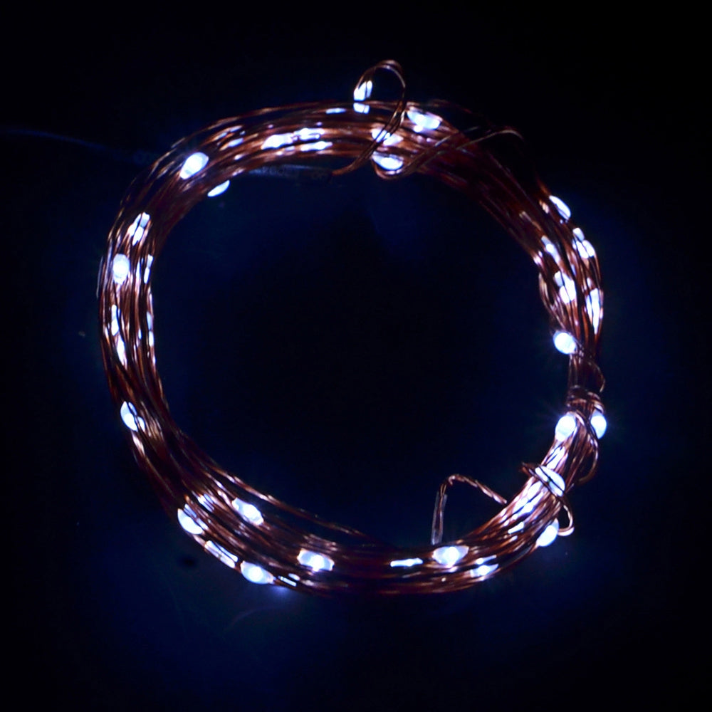 5M 50 LEDs Copper Wire Fairy String Light AA Battery