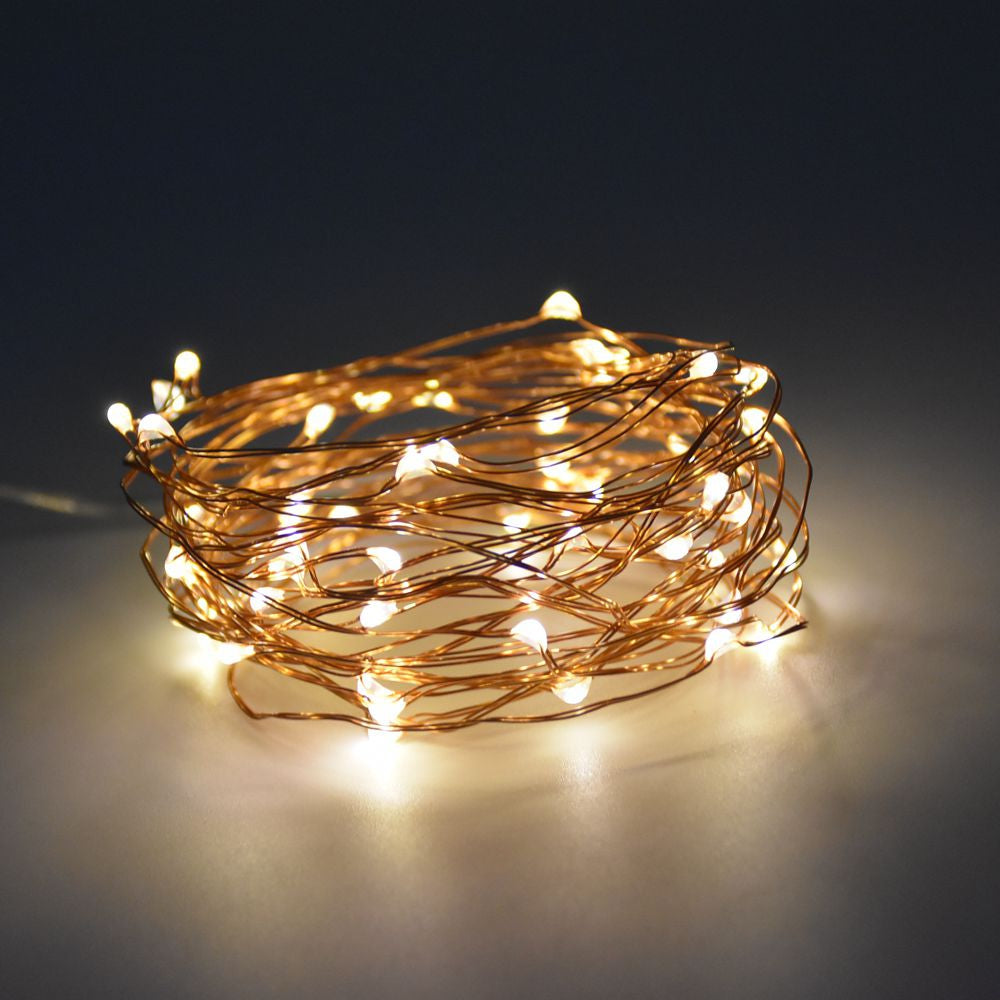 3M 30 LEDs Copper Wire Fairy String Light AA Battery