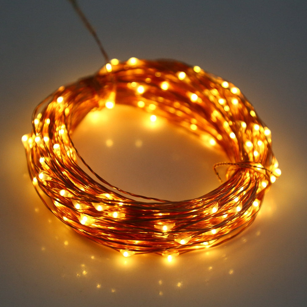 3M 30 LEDs Copper Wire Fairy String Light AA Battery