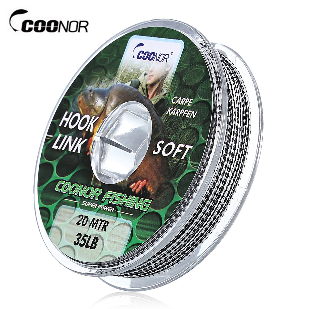 COONOR 20M Multifilament PE Braided Carp Skin Fishing Line Angling Accessory