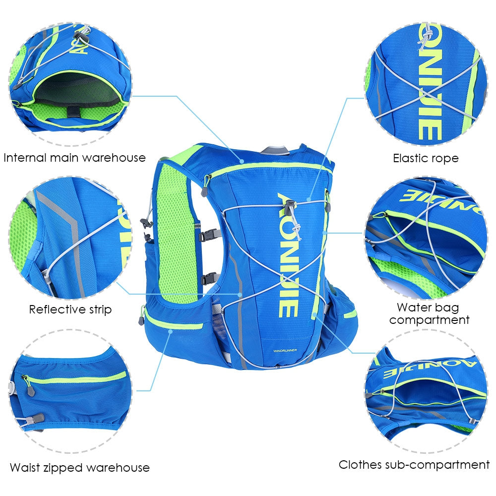 AONIJIE Durable Hydration Pack Backpack Sports Mochila