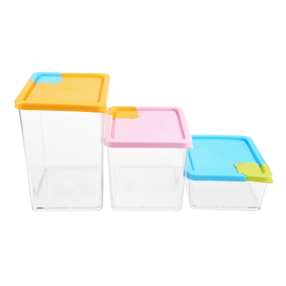 Cereal Grain Crisper Container Kitchen Food Storage Box 6pcs