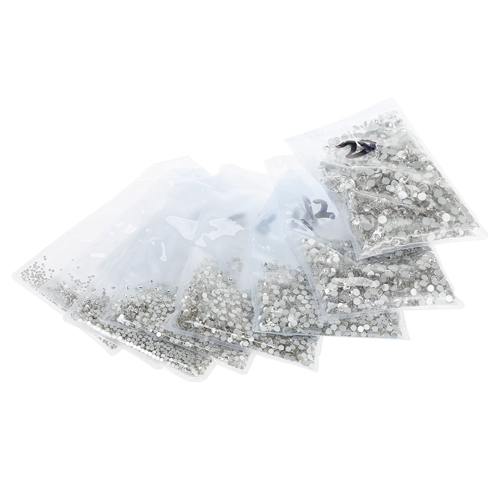 1440pcs Flat Back Crystal Rhinestone 3D Nail Stick Bag Clothing Decoration