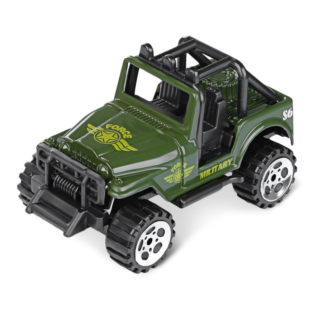 6pcs Mini Vehicle Die-cast Model Car 1:64 Scale Children Toys