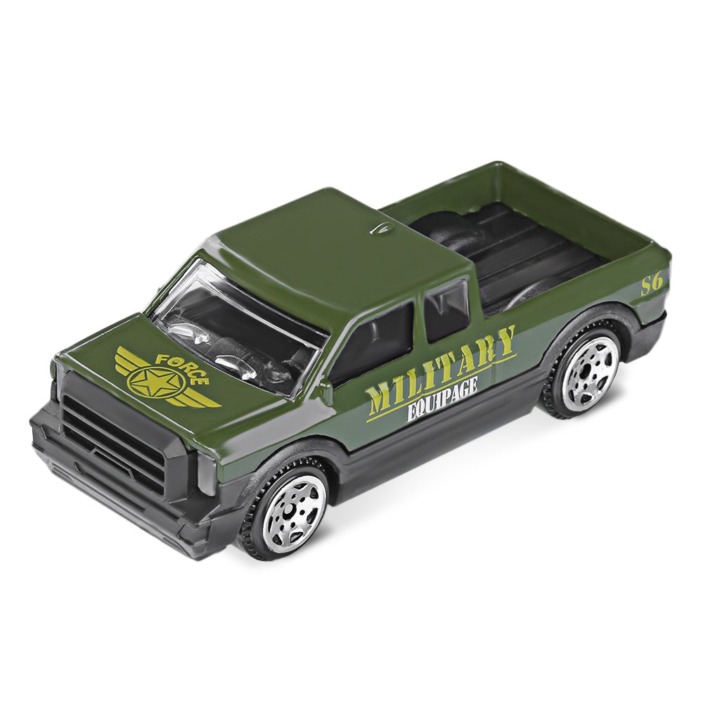 6pcs Mini Vehicle Die-cast Model Car 1:64 Scale Children Toys