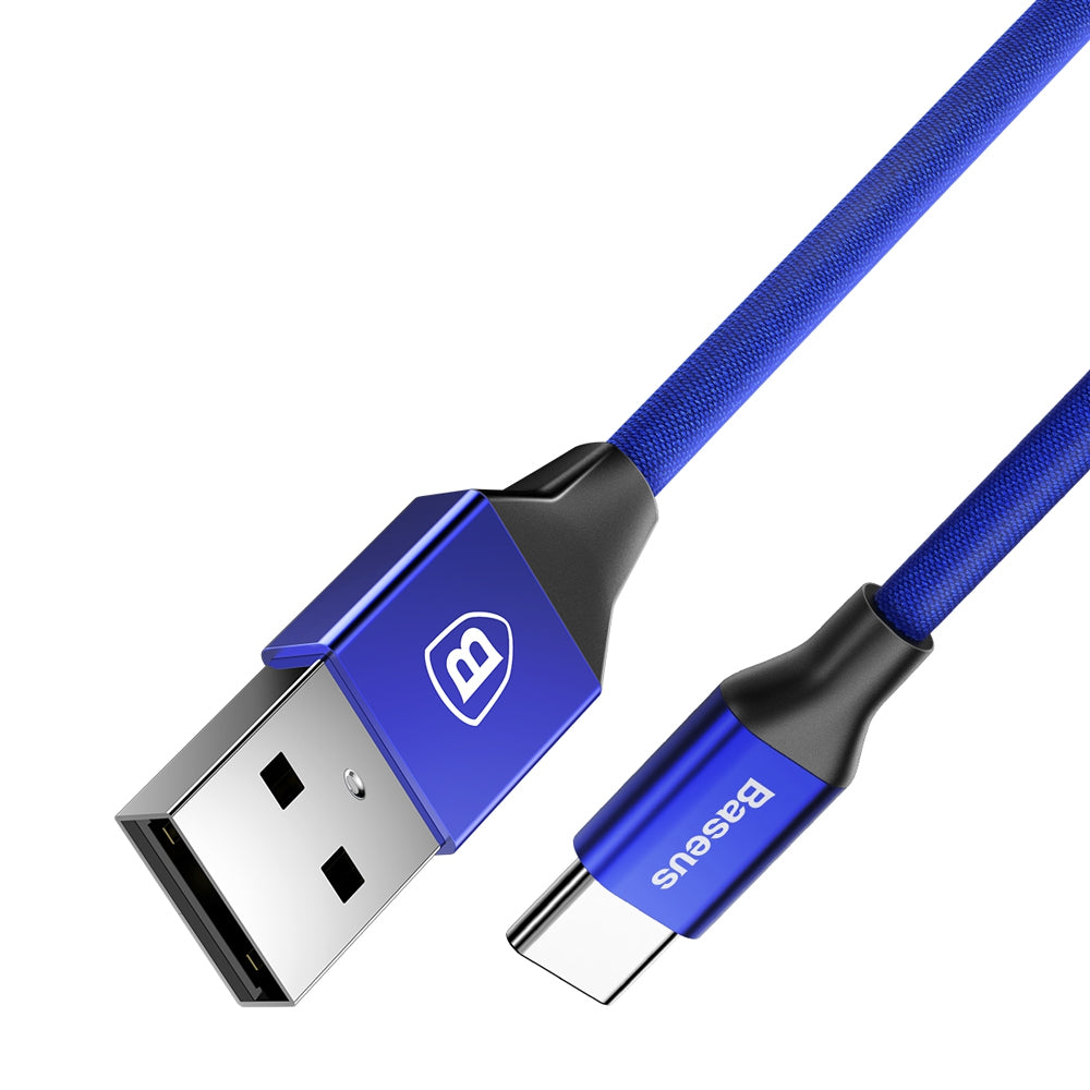 Baseus Type-C Cable 3A Fast Charging Sync Data Cord 1.2M