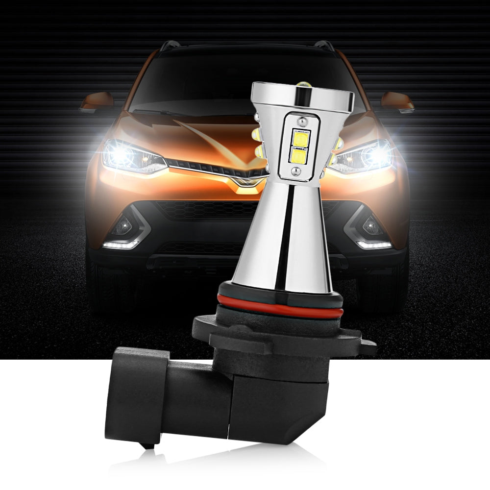 9006 Universal Fog Lamp Car LED Bulb Double-cone Shape