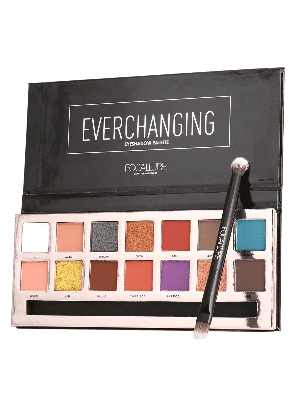 14 Colors Professional Natural Long Lasting Eyeshadow Palette with Brush